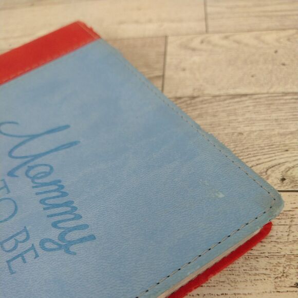 Mommy To Be Devotional Journal - Pregnancy Gift Book Faux Leather Blue - Unused - Picture 6 of 13